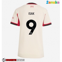 Ženske Nogometnih dresov Liverpool Alexander Isak #9 Gostujoči 2025-26 Kratki rokavi
